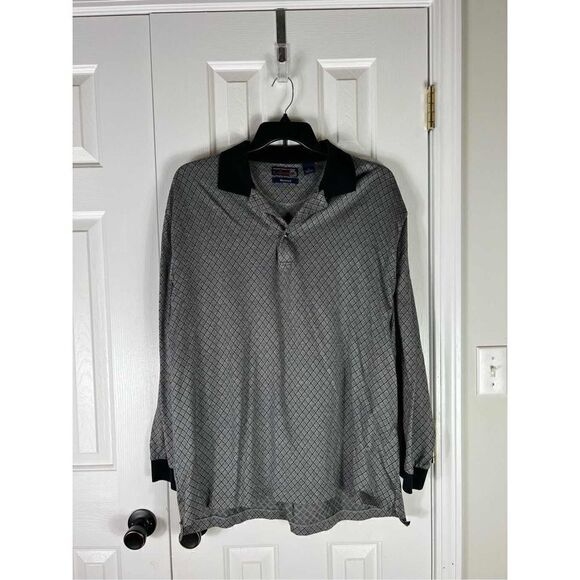 Roundtree & Yorke Mens Mercerized Shirt Size XL - Picture 1 of 3